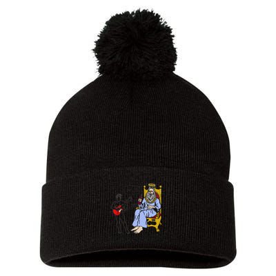 I Heard There Was A Secret Chord That David Played And It Pleased The Lo Pom Pom 12in Knit Beanie