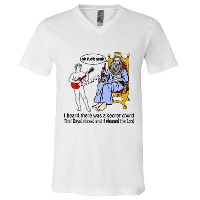 I Heard There Was A Secret Chord That David Played And It Pleased The Lo V-Neck T-Shirt