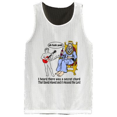 I Heard There Was A Secret Chord That David Played And It Pleased The Lo Mesh Reversible Basketball Jersey Tank