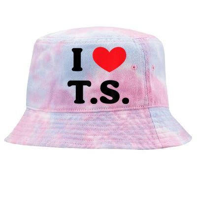 I Heart TS Tie-Dyed Bucket Hat