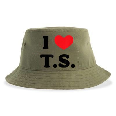 I Heart TS Sustainable Bucket Hat