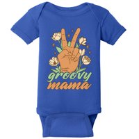 I Have The Best Mom In The World Groovy Mama Cute Gift Baby Bodysuit