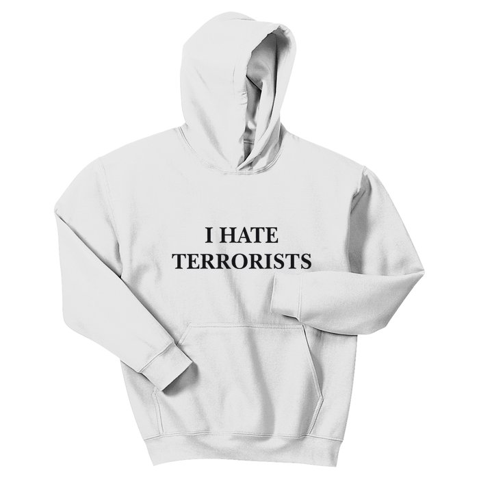 I Hate Terrorists Kids Hoodie