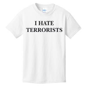 I Hate Terrorists Kids T-Shirt