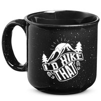 ID Hike That Funny Hiker 15oz Campfire Ceramic Mug