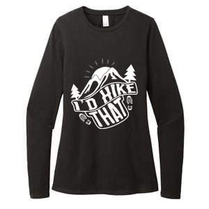 ID Hike That Funny Hiker Womens CVC Long Sleeve Shirt