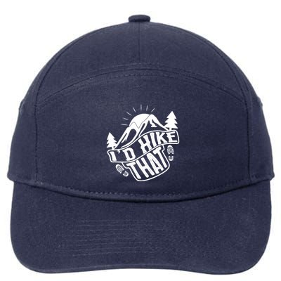 ID Hike That Funny Hiker 7-Panel Snapback Hat