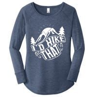 ID Hike That Funny Hiker Women's Perfect Tri Tunic Long Sleeve Shirt