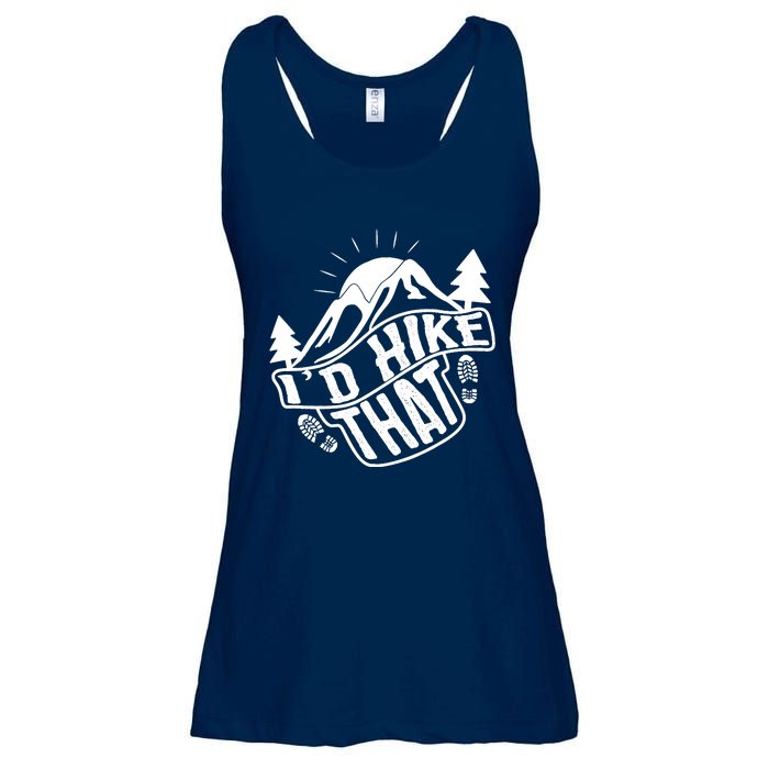 ID Hike That Funny Hiker Ladies Essential Flowy Tank