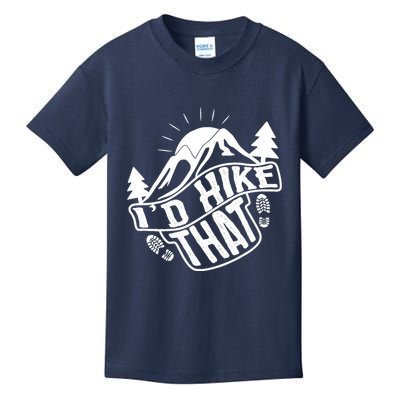 ID Hike That Funny Hiker Kids T-Shirt
