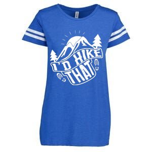 ID Hike That Funny Hiker Enza Ladies Jersey Football T-Shirt