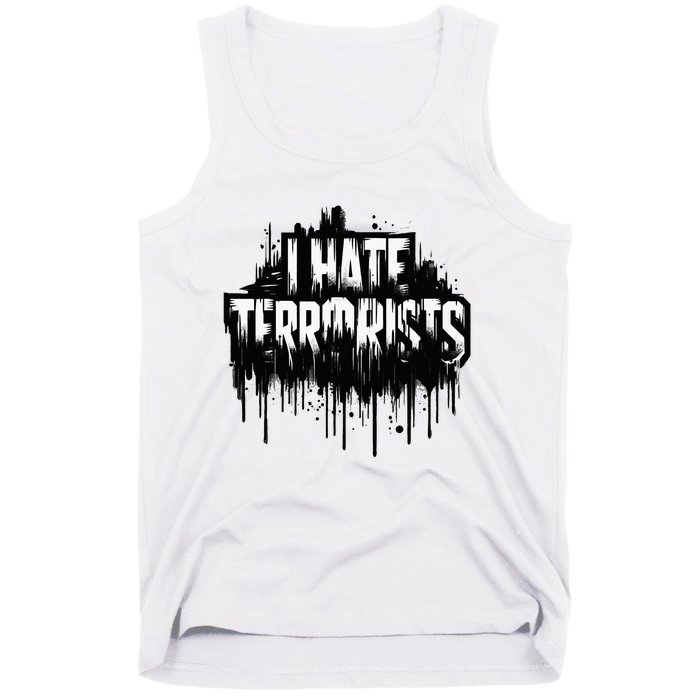 I Hate Terrorists Tank Top