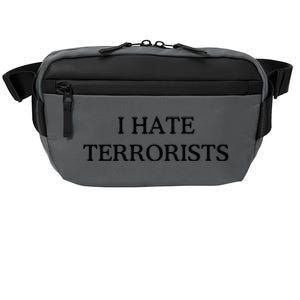 I Hate Terrorists Crossbody Pack