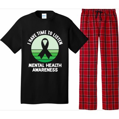 I Have Time To Listen Tal Health Awareness Meaningful Gift Pajama Set