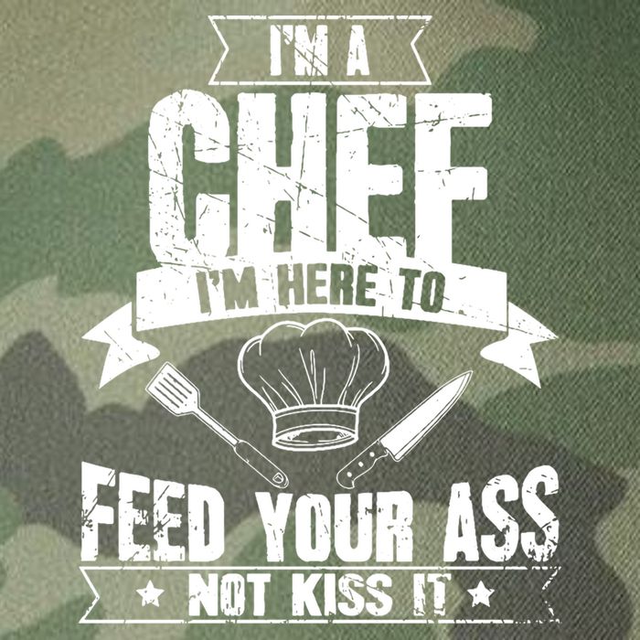Im Here To Feed Your Ass Not It Funny Chef Gift Legacy Tie Dye Trucker Hat