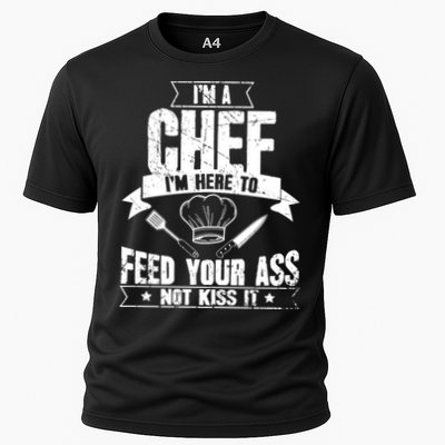 Im Here To Feed Your Ass Not It Funny Chef Gift Performance Shirt