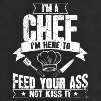 Im Here To Feed Your Ass Not It Funny Chef Gift Microfiber Hand Towel