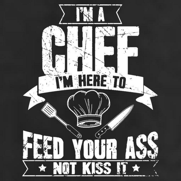 Im Here To Feed Your Ass Not It Funny Chef Gift Microfiber Hand Towel
