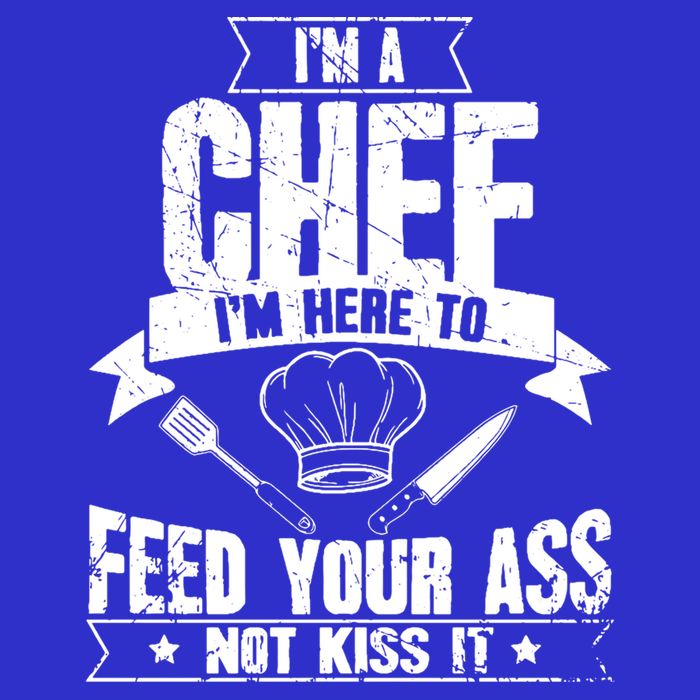 Im Here To Feed Your Ass Not It Funny Chef Gift 16 in Basic Backpack