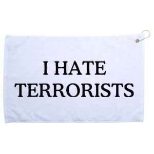 I Hate Terrorists Grommeted Golf Towel