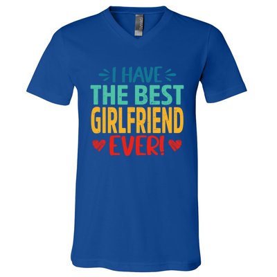 I Have The Best Friend Ever Funny Mom Mama Mother's Day Cute Gift V-Neck T-Shirt