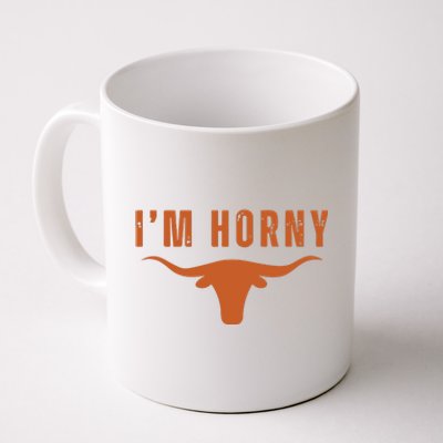 I’M Horny Texas Coffee Mug