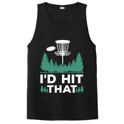 I'd Hit That, Disc Golfing Disc Golf Lover PosiCharge Competitor Tank