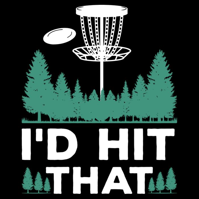 I'd Hit That, Disc Golfing Disc Golf Lover Visor