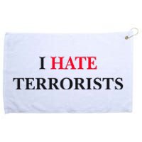 I Hate Terrorists Grommeted Golf Towel