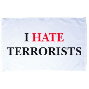 I Hate Terrorists Microfiber Hand Towel