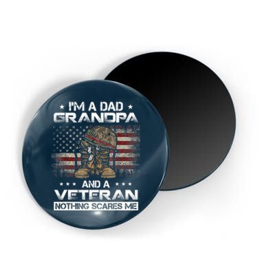 I have two titles Veteran and Grandpa Funny Proud US Army Magnet