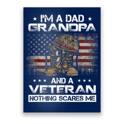 I have two titles Veteran and Grandpa Funny Proud US Army Poster