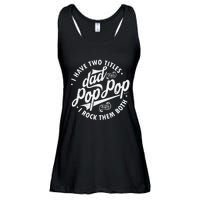 I Have Two Titles Dad and Pop Pop Fathers day Funny Pop Pop Ladies Essential Flowy Tank