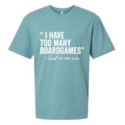 I Have Too Many Boardgames Funny Sueded Cloud Jersey T-Shirt