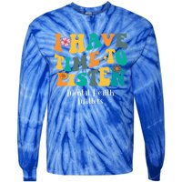 I Have Time To Listen Tal Health Matters Groovy Gift Tie-Dye Long Sleeve Shirt