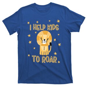 I Help To Rawr Gift Cute Slp Speech Therapist Gift T-Shirt