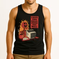 I Hope This Email Finds You Well Skeleton Funny Tank Top