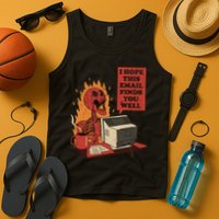 I Hope This Email Finds You Well Skeleton Funny Tank Top