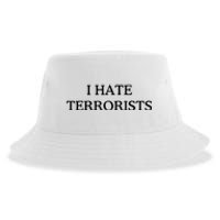 I Hate Terrorists Sustainable Bucket Hat