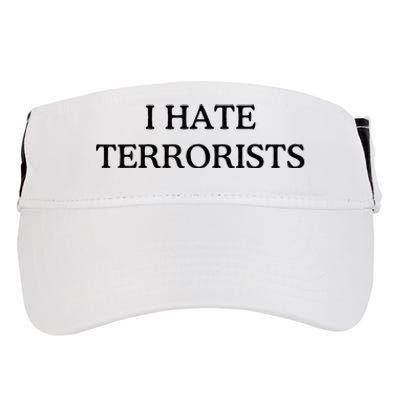 I Hate Terrorists Adult Drive Performance Visor