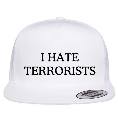 I Hate Terrorists Flat Bill Trucker Hat