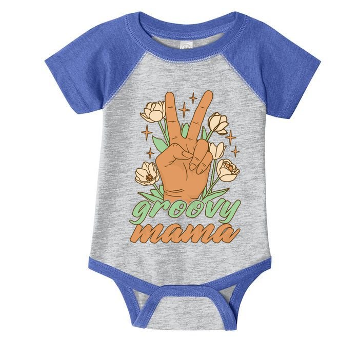 I Have The Best Mom In The World Groovy Mama Meaningful Gift Infant Baby Jersey Bodysuit