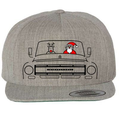 International Harvester Travelette Truck Christmas Edition Gift Wool Snapback Cap