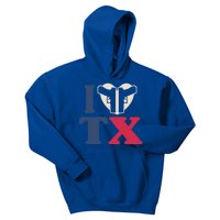 I Heart Texas Tx Love Pro Usa 2nd Adt Pro Gun Cute Gift Kids Hoodie