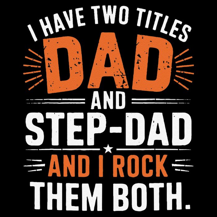 I Have Two Titles Dad And Step-Dad I Rock Them Both Step Bucket Hat