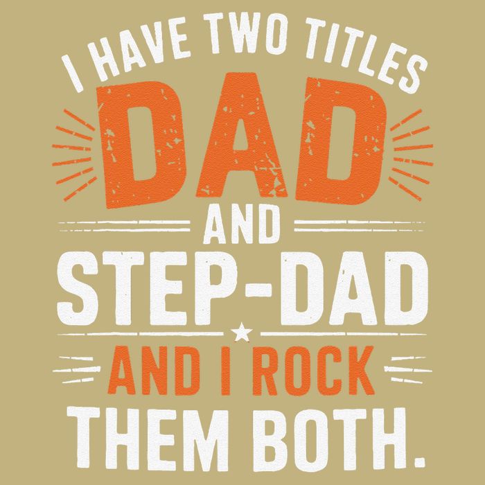 I Have Two Titles Dad And Step-Dad I Rock Them Both Step Cooling Performance Long Sleeve Crew