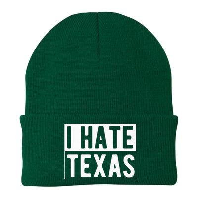 I Hate Texas Trending Knit Cap Winter Beanie