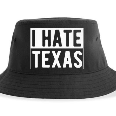 I Hate Texas Trending Sustainable Bucket Hat