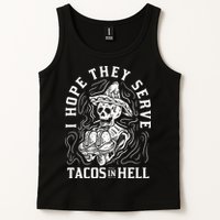 I Hope They Serve Tacos In Hell Halloween Taco Tuesday Gift Tank Top