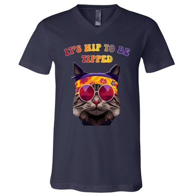 ItS Hip To Be Tipped V-Neck T-Shirt